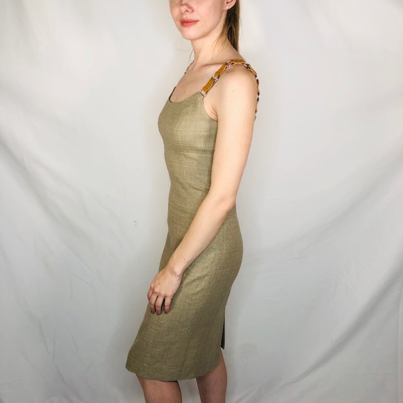 Michael Kors Collection Tweed Leather Dress 0507 - Picture 5 of 8